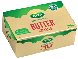 Arla Unsalted Butter 200g