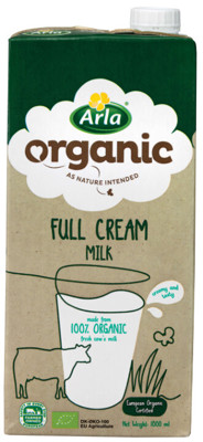 Arla UHT Organic Full Cream UHT Milk 1 L