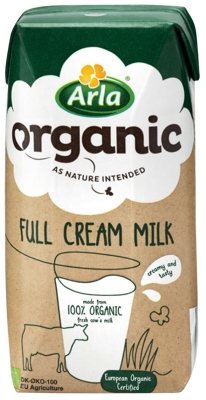 Arla UHT Organic Full Cream UHT Milk 200 ml