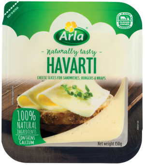 Arla Havarti Cheese Slice 150g